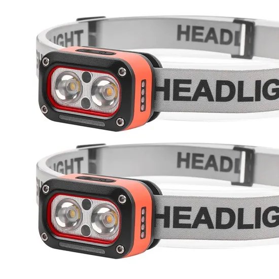 Rechargeable Waterproof Headlamp (5-Mode Sensor)