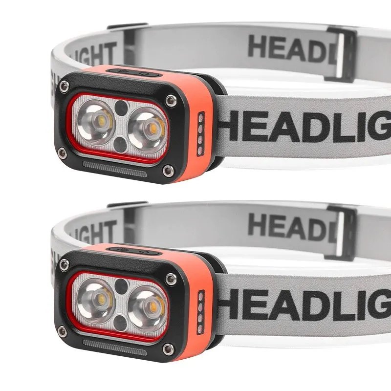 Rechargeable Waterproof Headlamp (5-Mode Sensor)