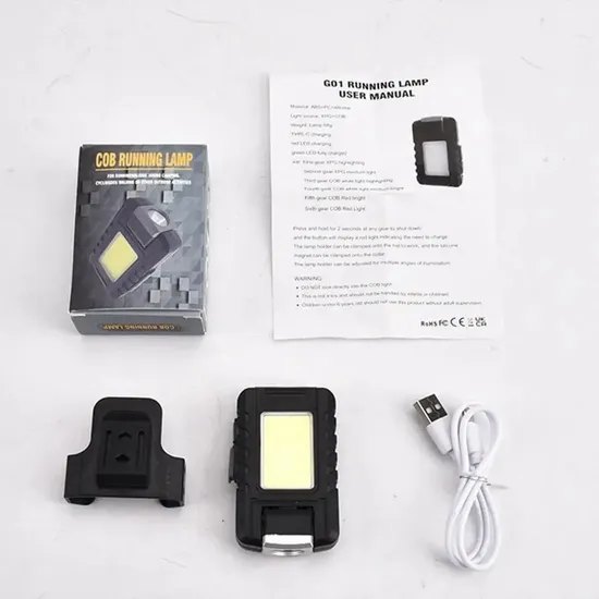Mini Magnetic Clip-On LED Light